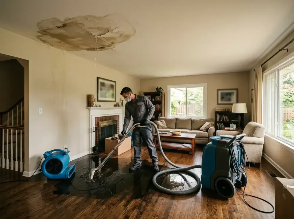 attic-pipe-burst-ceiling-drip-008 — frequently asked questions, Water Damage Restoration & Carpet Care in Morrison, IL